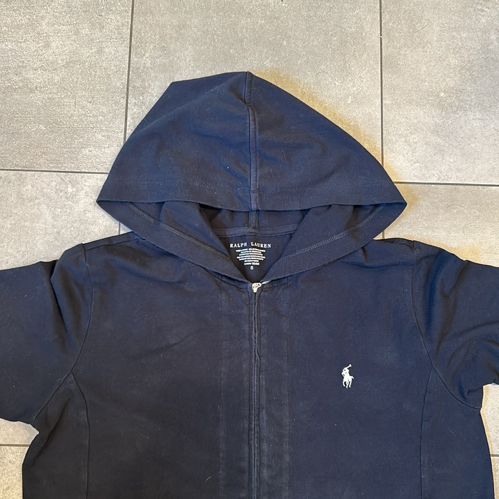 Ralph Lauren Black , Front Zip Hoodie/ Sweatshirt - Picture 2 of 6